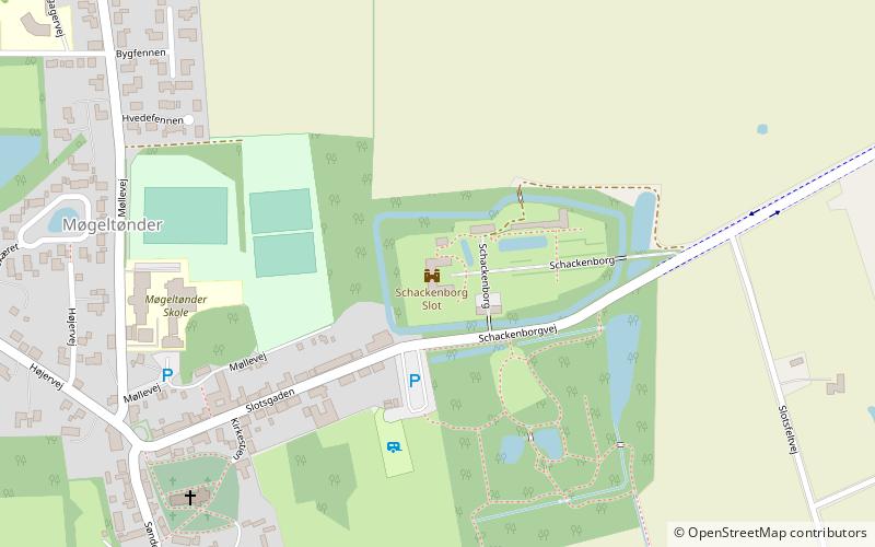 Schackenborg Castle location map