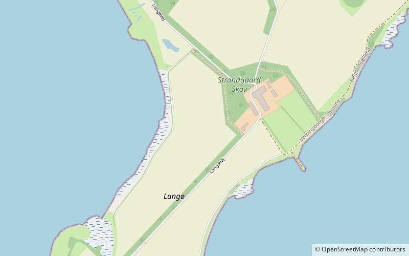 Langø location map