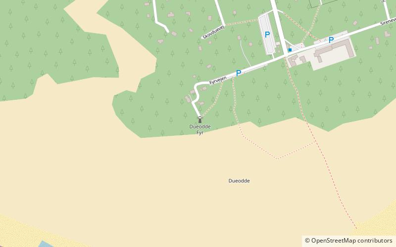 Dueodde location map
