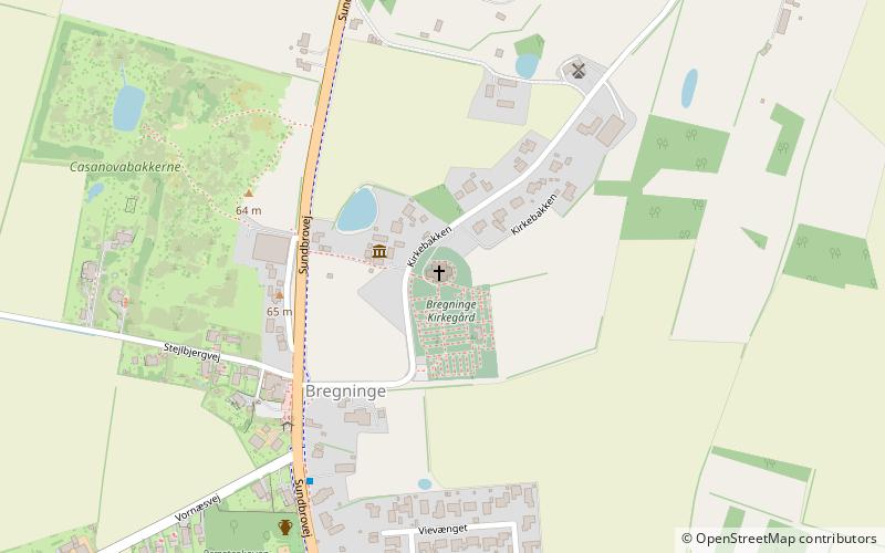 Bregninge Kirke location map