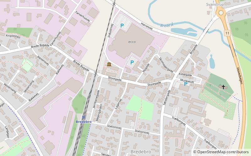 Bredebro location map