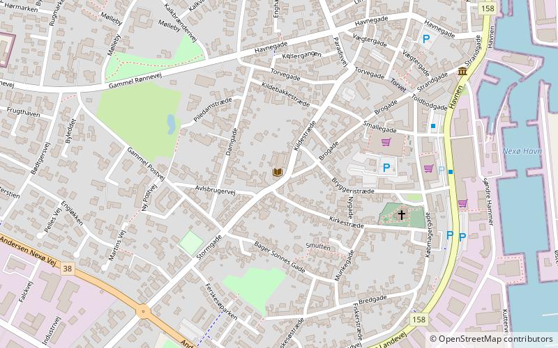 Nexø Church location map
