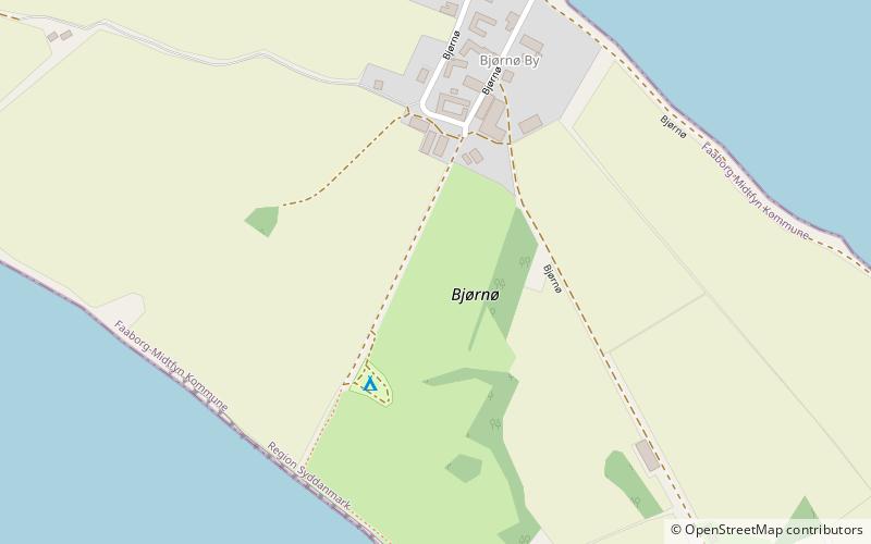 Bjørnø location map