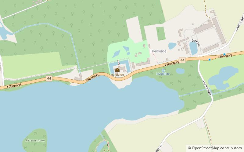 hvidkilde castle location map