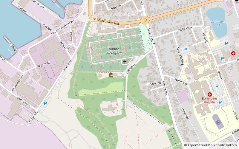 Bornholms Forsvarsmuseum location map