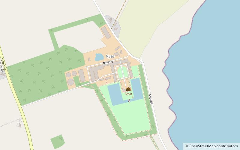 Nysø Manor location map