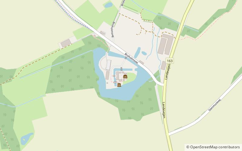 Broholm location map