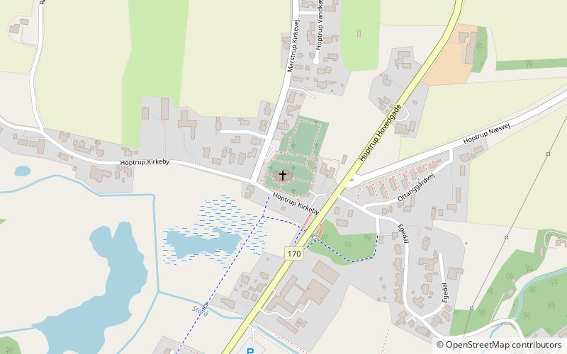 Hoptrup Kirke location map
