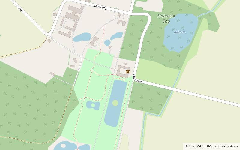 Glorup Manor location map