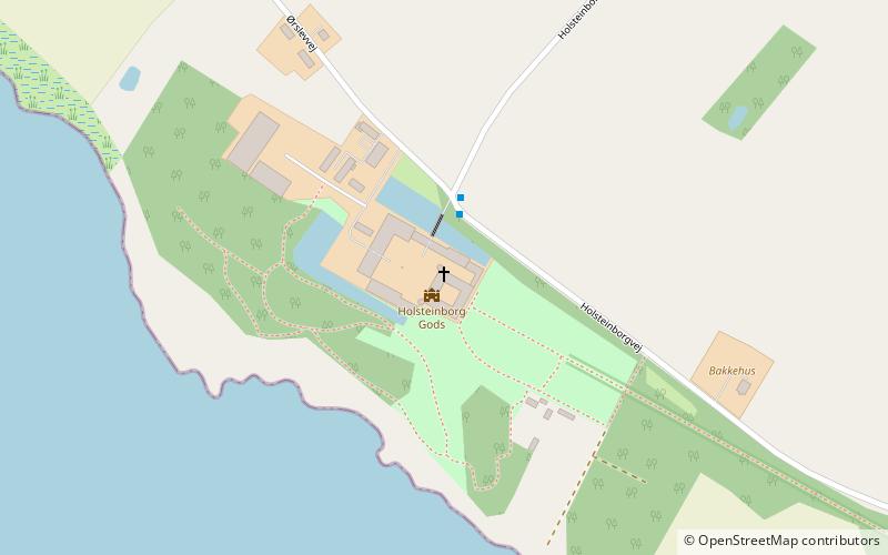 Holsteinborg Castle location map