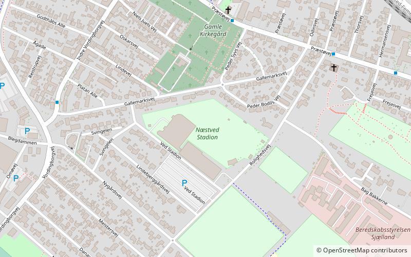 Næstved Stadion location map
