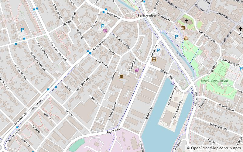 Næstved Automobilmuseum location map