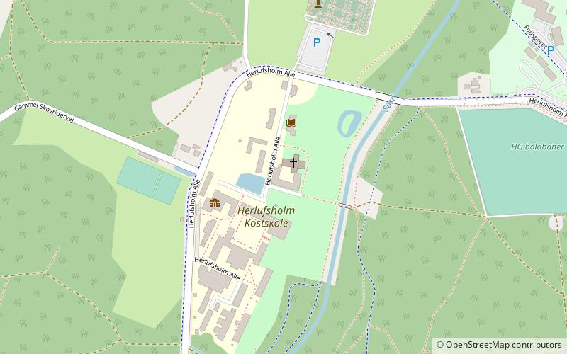 Skovkloster Abbey location map