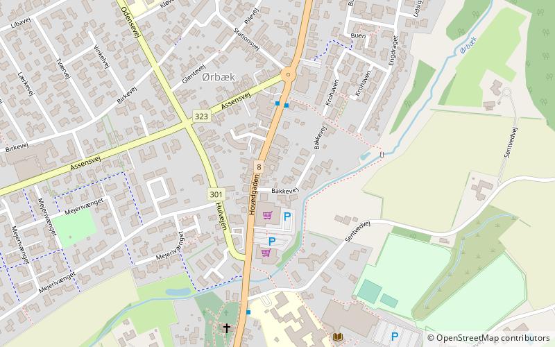 Ørbæk location map