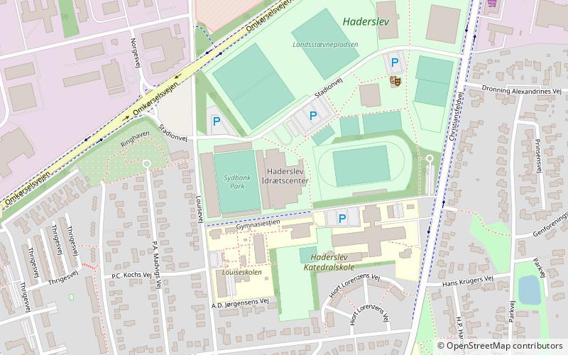 Haderslev Idrætscenter location map