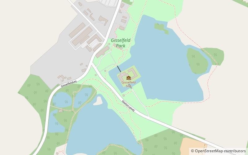 Gisselfeld location map