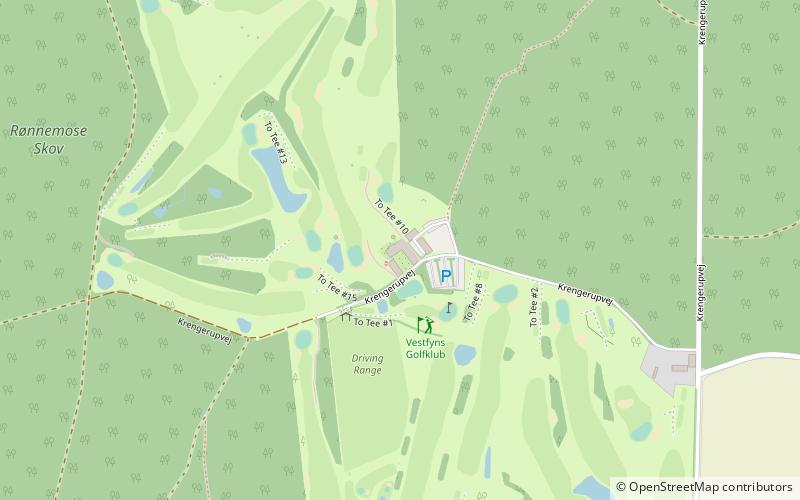 Vestfyns Golfklub location map