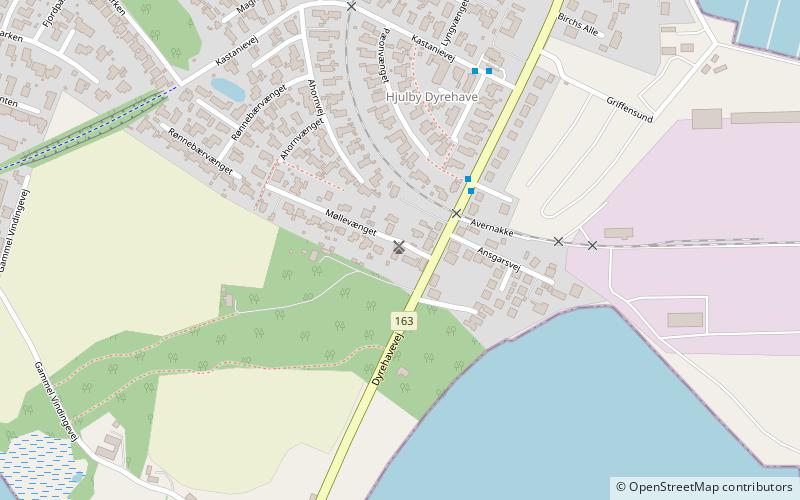 Dyrehave Mølle location map