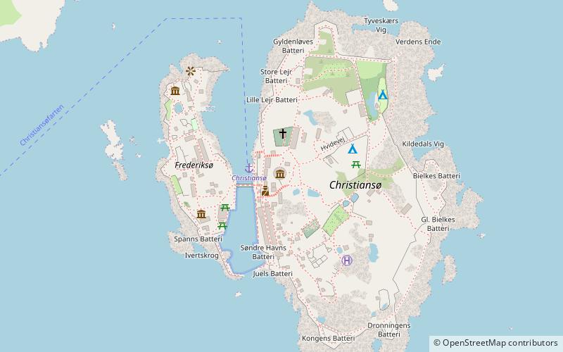Christiansø Church location map