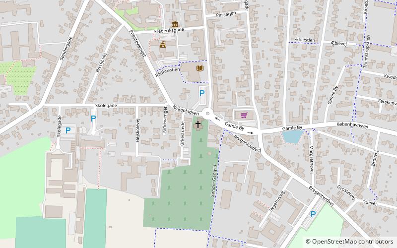 Haslev Church location map