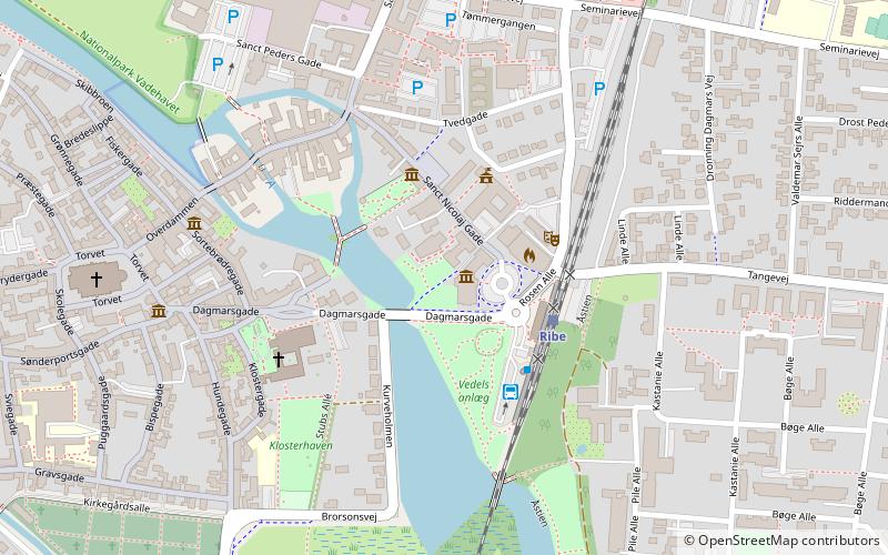 Ribe VikingeCenter location map