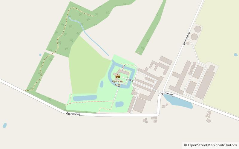 Gjorslev location map