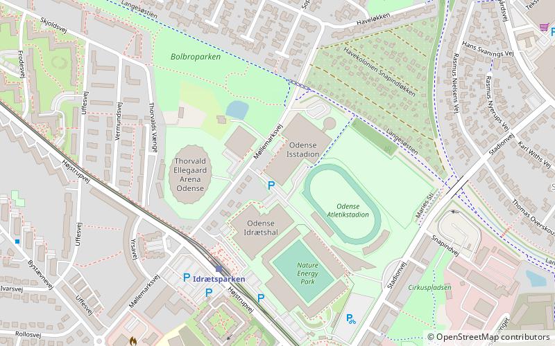 Odense Isstadion location map