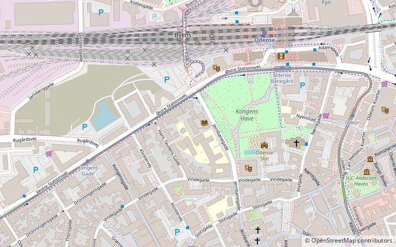 Landsarkivet for Fyn location map