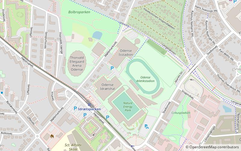 odense sports park location map