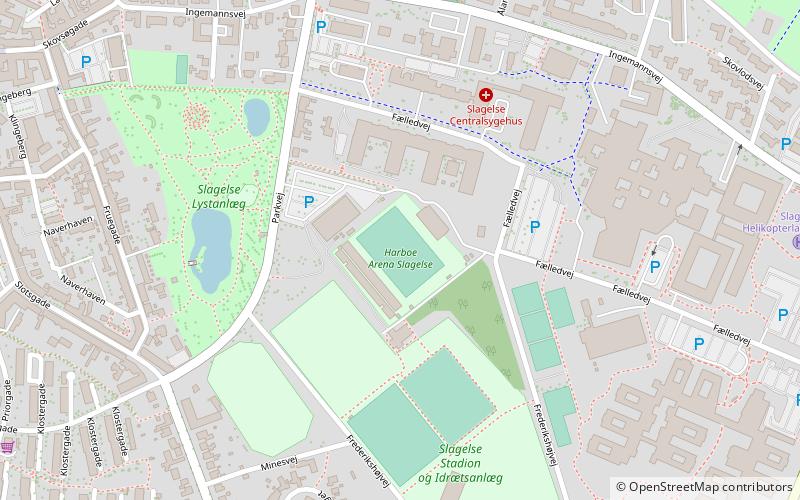 harboe arena slagelse location map