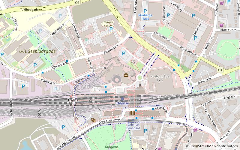 Danish Railway Museum location map