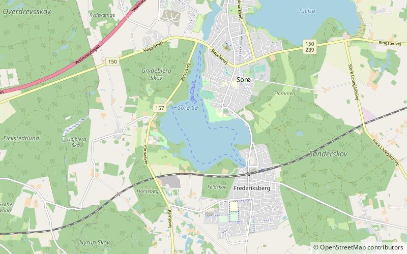 Sorø Lake location map
