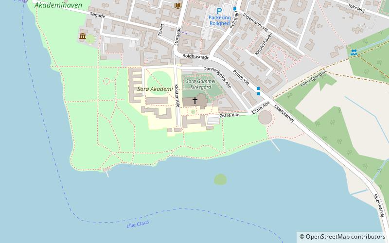 Sorø Akademi location map