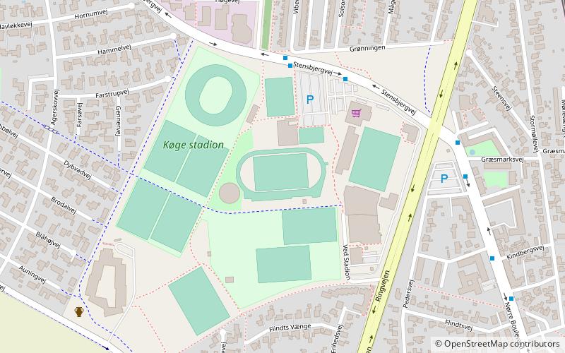 Køge Stadium location map