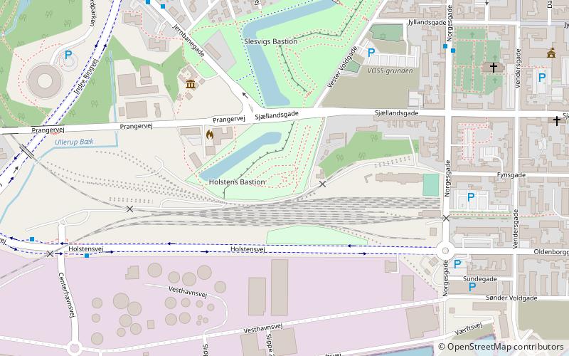 Ehrenhain der Dänischen Staatsbahnen location map