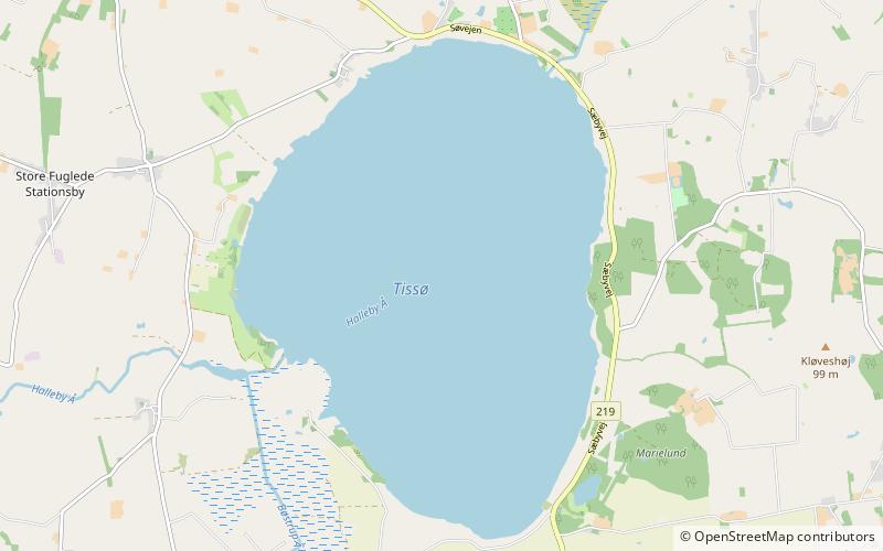 Tissø location map