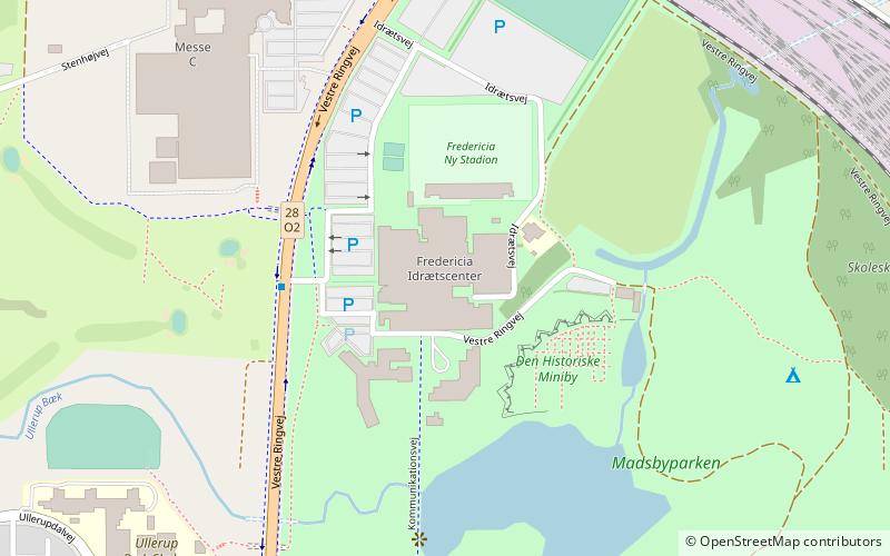 Fredericia Idrætscenter location map
