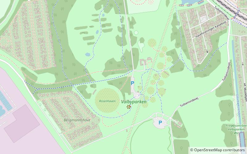 Valbyparken location map