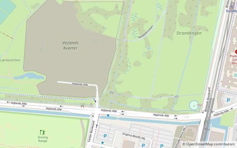 amager vest copenhagen location map
