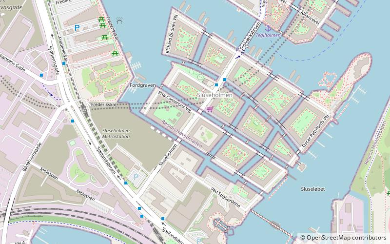 Sluseholmen location map