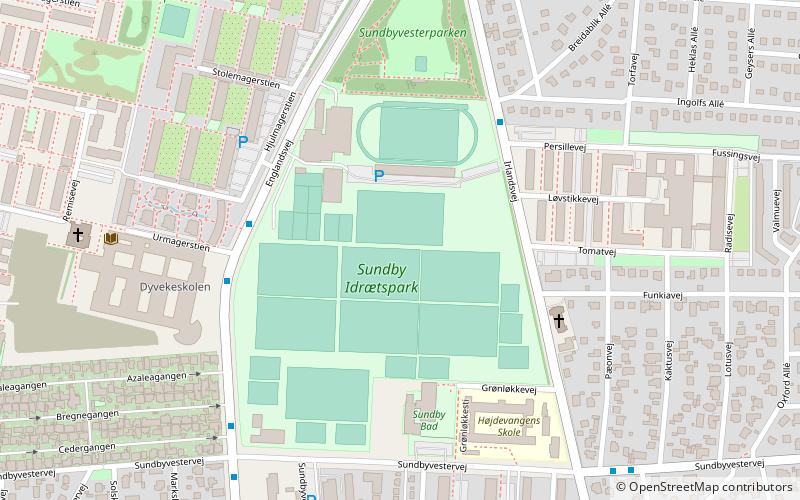 Sundby Idrætspark location map