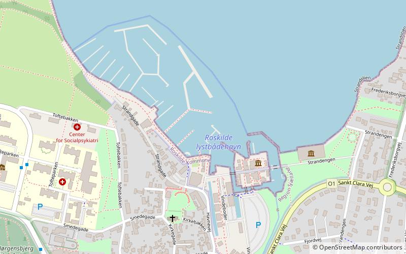 roskilde lystbadehavn location map
