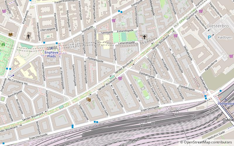 Sønder Boulevard location map