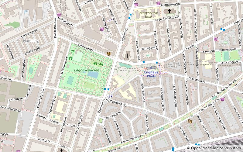 Enghave Plads location map