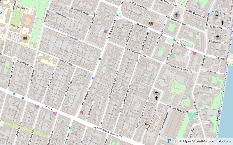 Lykkesholms Allé location map