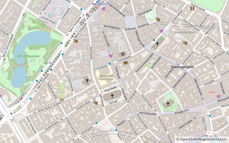 Copenhagen University Library location map
