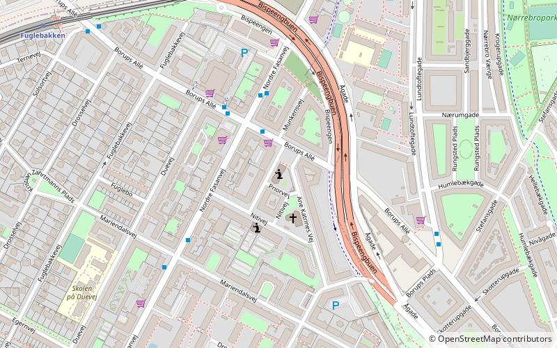 Copenhagen Denmark Temple location map