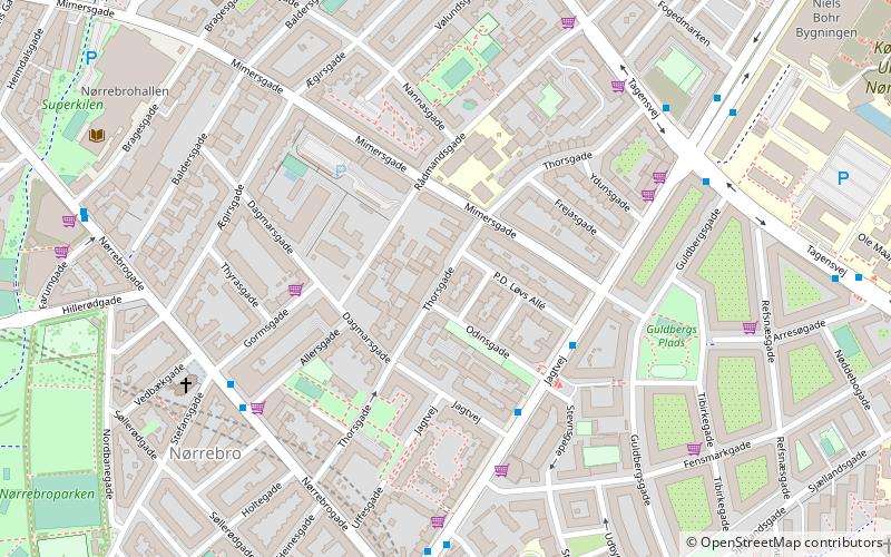 Thorsgade location map