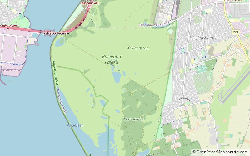 Kalvebod Fælled location map