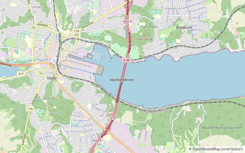 Vejlefjordbroen location map